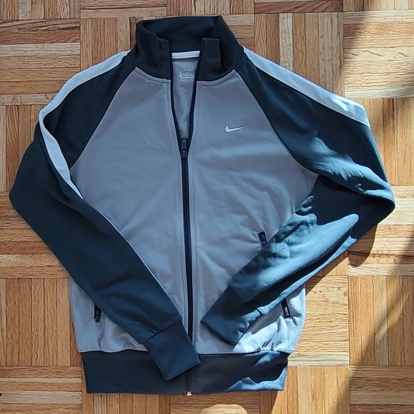 Nike Tops - Nike Women's Track Jacket Gray/white Size Small